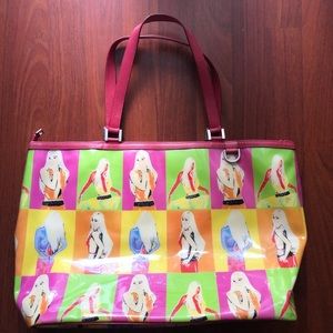 Versace Vintage Donatella PVC beach bag